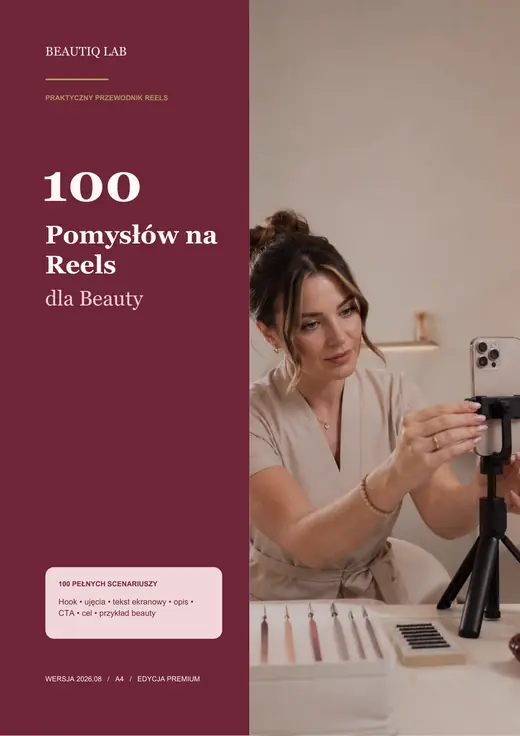 Okładka 100 Pomysłów na Reels