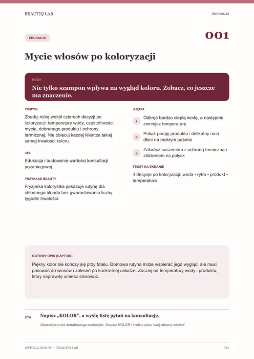 Prawdziwa strona 5 produktu 100 Pomysłów na Reels