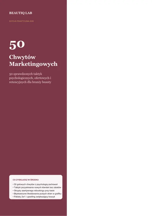 Okładka 50 Fenomenalnych Chwytów Marketingowych