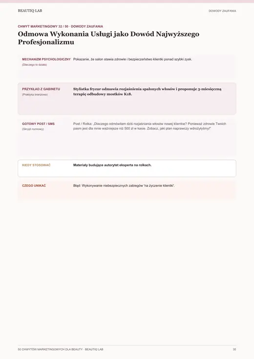 Prawdziwa strona 7 produktu 50 Fenomenalnych Chwytów Marketingowych