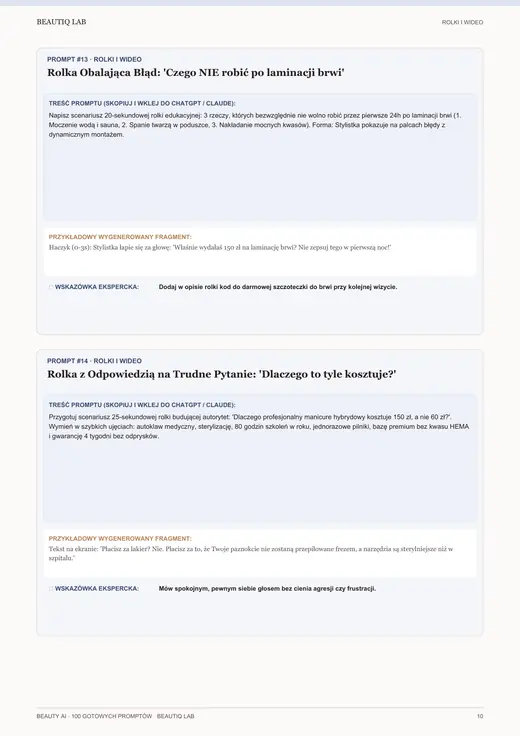 Prawdziwa strona 5 produktu Beauty AI