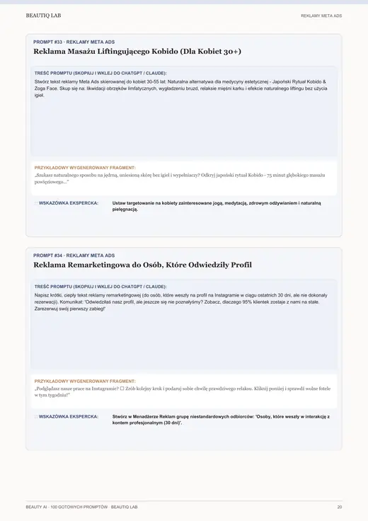 Prawdziwa strona 6 produktu Beauty AI
