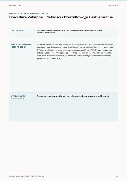 Prawdziwa strona 8 produktu Dotacje dla branży beauty 2026