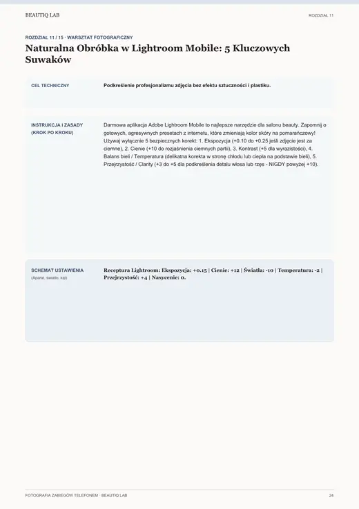 Prawdziwa strona 7 produktu Jak Fotografować Efekty Zabiegów Telefonem