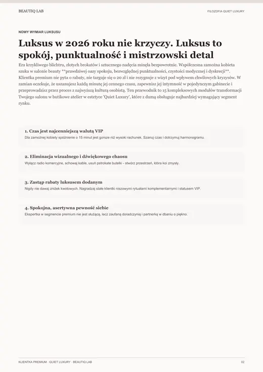 Prawdziwa strona 2 produktu Klientka Premium