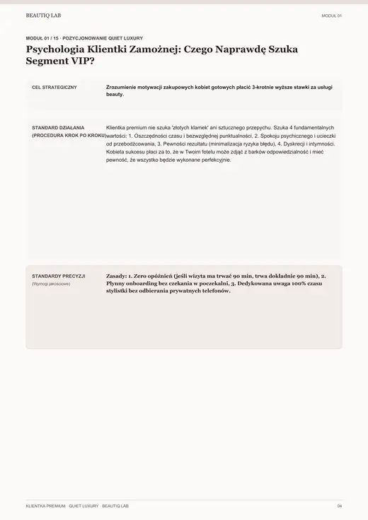 Prawdziwa strona 4 produktu Klientka Premium