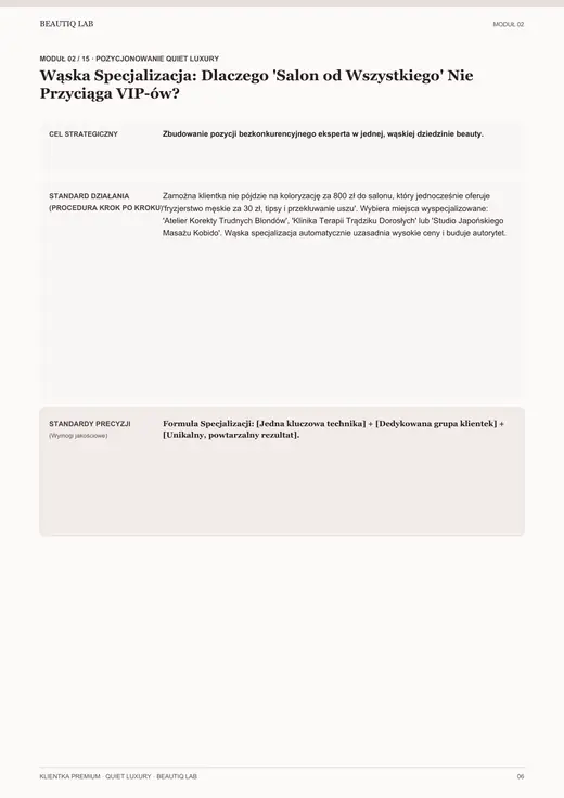 Prawdziwa strona 5 produktu Klientka Premium