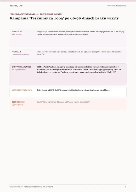 Prawdziwa strona 7 produktu Klientka Wraca