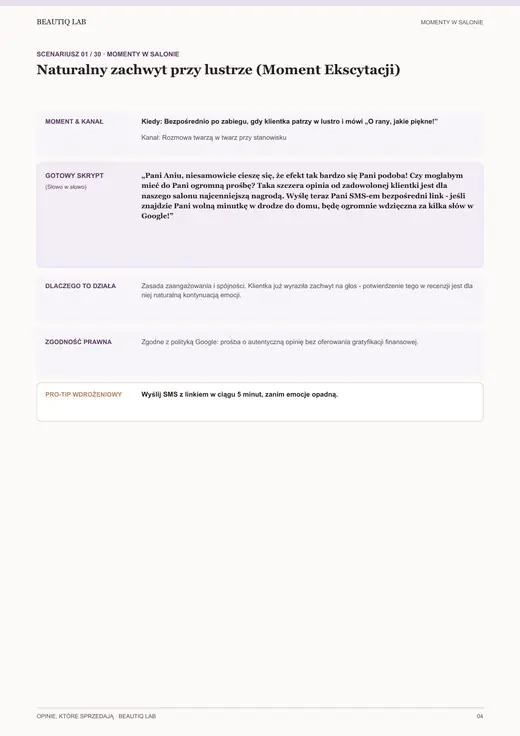 Prawdziwa strona 4 produktu Opinie, które Sprzedają