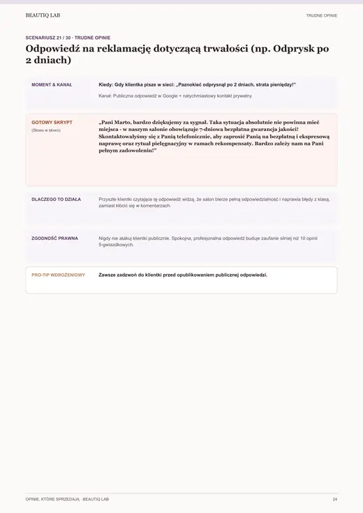 Prawdziwa strona 7 produktu Opinie, które Sprzedają